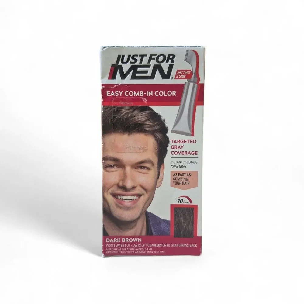 Just For Men Easy Comb-In Color Mens Hair Dye, Easy No Mix Application with C...